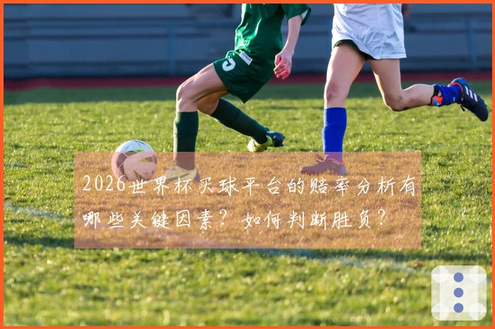 2026世界杯买球平台的赔率分析有哪些关键因素？如何判断胜负？